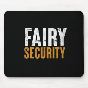 Alfombrilla De Ratón Padres divertidos Lazy Easy Costume Fairy Security