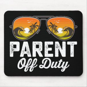 Alfombrilla De Ratón Padres Sin Gafas De Sol El Día De La Escuela