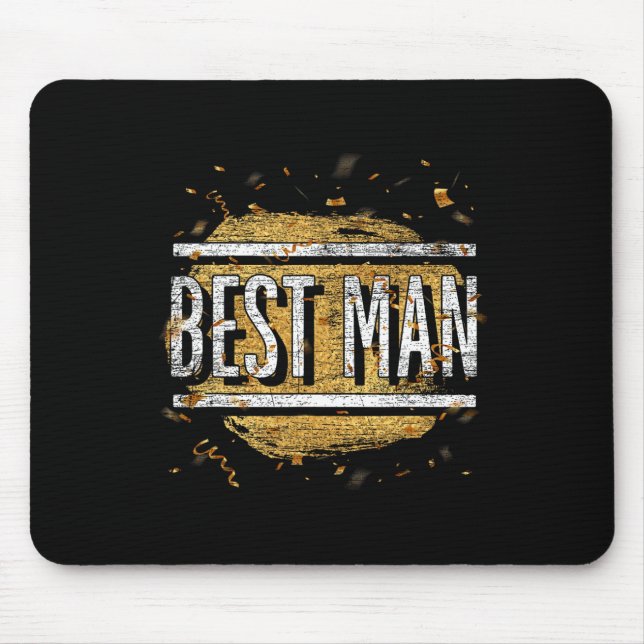 Alfombrilla De Ratón Padrino de Boda Amigos del Novio Despedida de Solt (Frente)