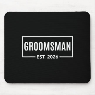 Alfombrilla De Ratón Padrino de boda Est 2026 despedida de soltero