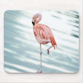 Alfombrilla De Ratón Padrón rosa Flamingo Bird Art Mouse Pad