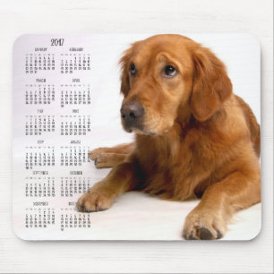 Alfombrilla De Ratón Pads de ratón Personalizado Golden Retriever Calen