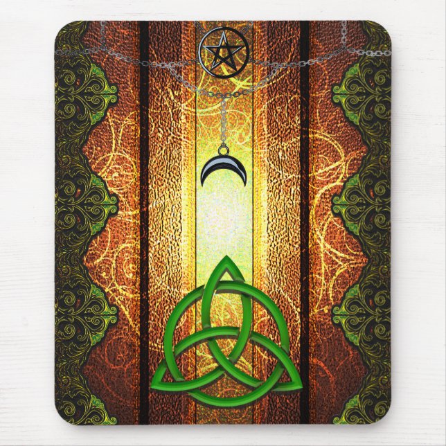 Alfombrilla De Ratón Pagan Tome Dark Magic Spells Wiccan & Witchcraft 1 (Frente)