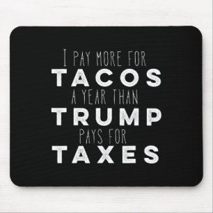 Alfombrilla De Ratón Pagar Más Por Los Tacos Al Año Que Los Impuestos Q