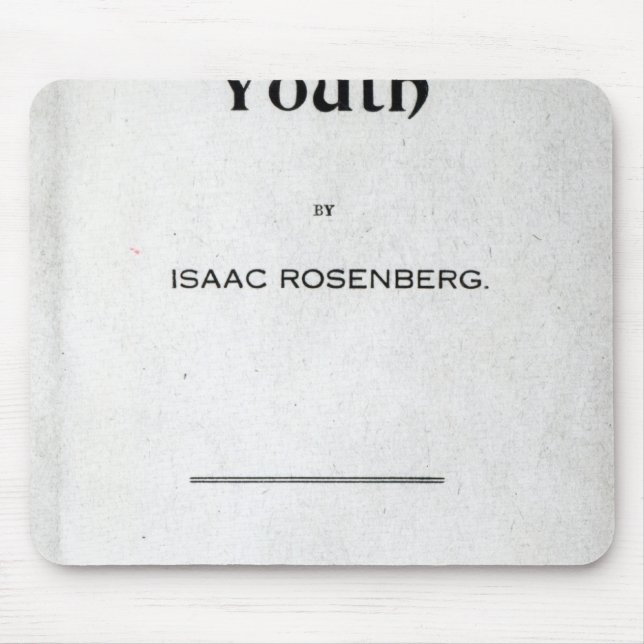 Alfombrilla De Ratón Página de título a 'Youth (Frente)