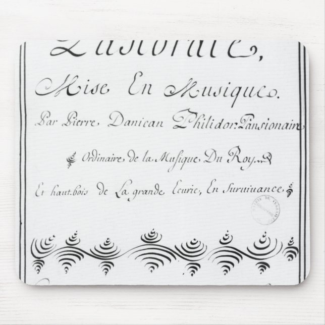 Alfombrilla De Ratón Página de título del 'Pastorale (Frente)