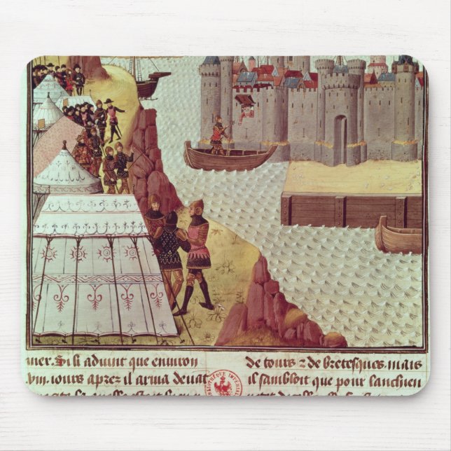 Alfombrilla De Ratón Página del 'Histoire du Grand Alexandre' (Frente)