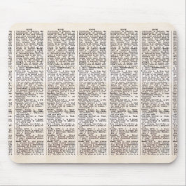 Alfombrilla De Ratón Página Diccionario de Lover