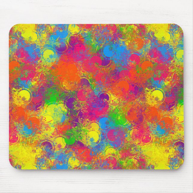 Alfombrilla De Ratón Paint CKC Can Florals-Computer Mousepad (Frente)