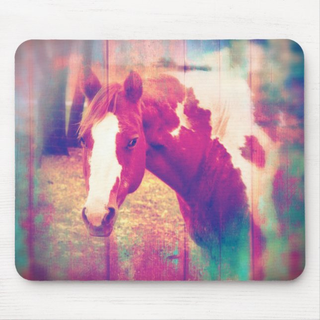 Alfombrilla De Ratón Paint Horse Grunge (Frente)