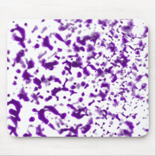 Alfombrilla De Ratón Paint Spatter Purple