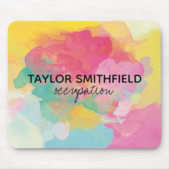 Alfombrilla De Ratón Paint Splatter (Frente)