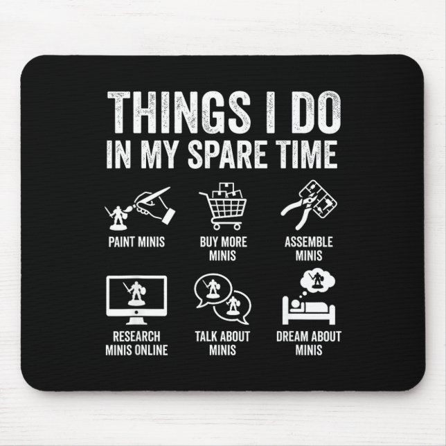 Alfombrilla De Ratón Painting Miniatures Tabletop Wargame Board Games E (Frente)