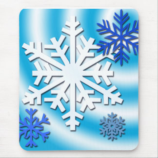 Alfombrilla De Ratón País de las maravillas del copo de nieve