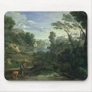 Alfombrilla De Ratón Paisaje con Diógenes, 1648