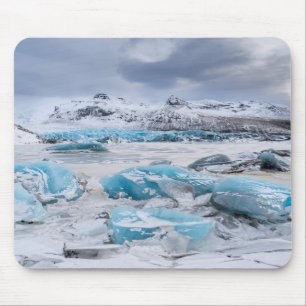 Alfombrilla De Ratón Paisaje de hielo glaciar, Islandia