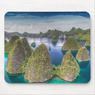 Alfombrilla De Ratón Paisaje de la isla Wayag, Indonesia