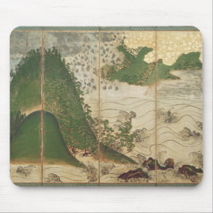 Alfombrilla De Ratón Paisaje de la primavera con Sun