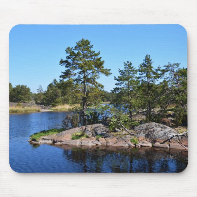 Alfombrilla De Ratón Paisaje de Suecia (Frente)