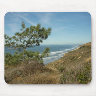 Alfombrilla De Ratón Paisaje de Torrey Pine y costa de California