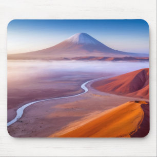 Alfombrilla De Ratón Paisaje del desierto Serene Majestic Nature Mornin