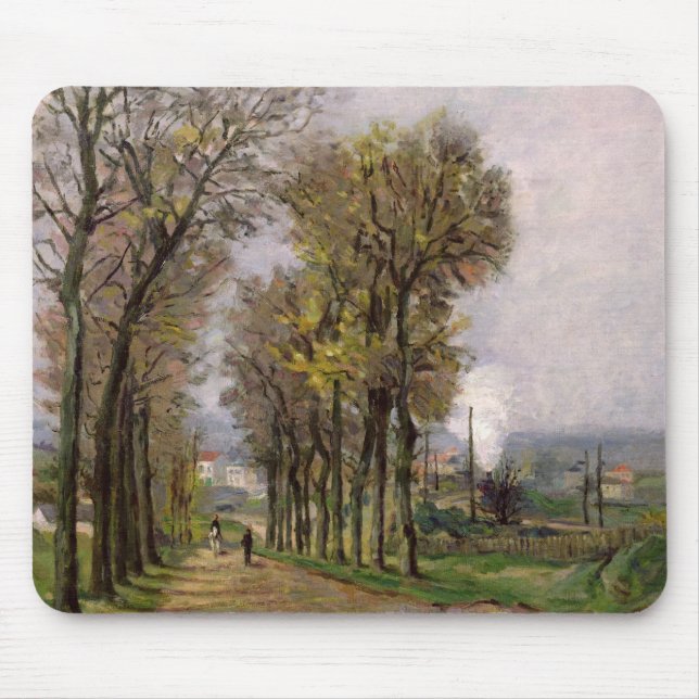 Alfombrilla De Ratón Paisaje en el Ile de France, c.1878 (Frente)
