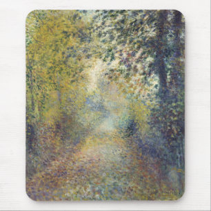 Alfombrilla De Ratón Paisaje en los bosques (por Pierre-Auguste Renoir)