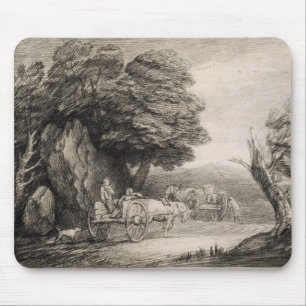 Alfombrilla De Ratón Paisaje enselvado de Thomas Gainsborough el con