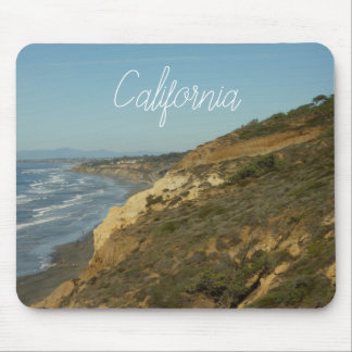 Alfombrilla De Ratón Paisaje escénico de la costa de California