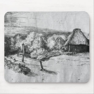 Alfombrilla De Ratón Paisaje grande con una torre, c.1650
