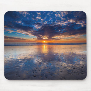 Alfombrilla De Ratón Paisaje marino dramático, puesta de sol, CA
