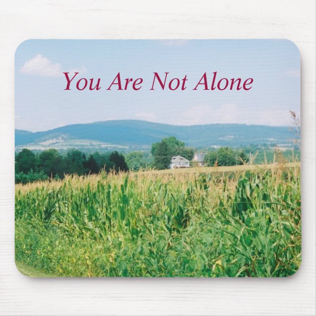 Alfombrilla De Ratón Paisaje, montaña del sur, valle de Middletown (Frente)