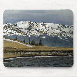 Alfombrilla De Ratón Paisaje montañoso de Leadville Colorado en inviern