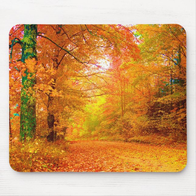 Alfombrilla De Ratón Paisaje natural del otoño de Vermont (Frente)