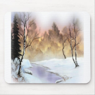 Alfombrilla De Ratón paisaje naturaleza nieve invierno de invierno