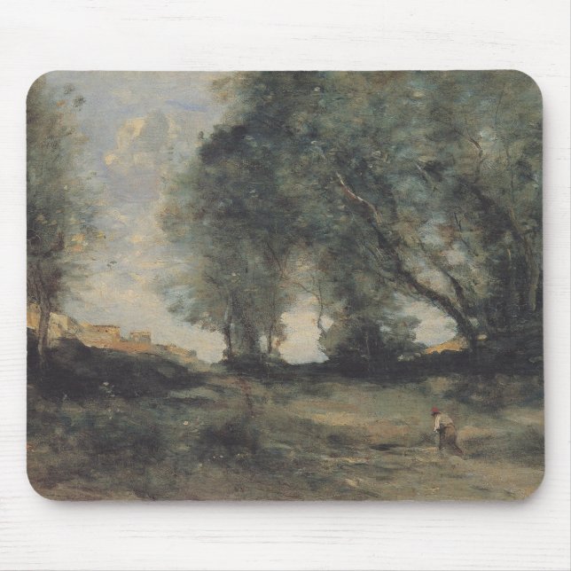 Alfombrilla De Ratón Paisaje (por Camille Corot) (Frente)