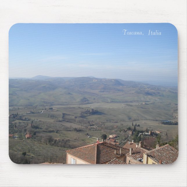 Alfombrilla De Ratón Paisaje toscano Mousepad (Frente)