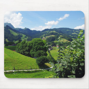 Alfombrilla De Ratón Paisaje verde de la naturaleza