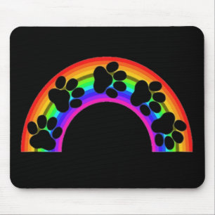 Alfombrilla De Ratón Paisajes En La Mousepad Sobre El Arcoiris