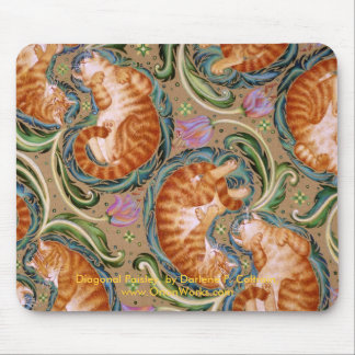 Alfombrilla De Ratón Paisley diagonal, Paisley diagonal, por Darlene…