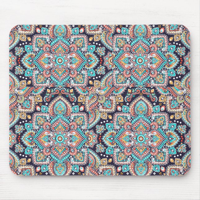 Alfombrilla De Ratón Paisley Mouse Pad (Frente)