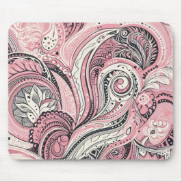 Alfombrilla De Ratón Paisley Rosa The Home Studio 