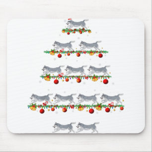 Alfombrilla De Ratón Pajama familiar coloca a los Navidades como perro 