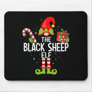 Alfombrilla De Ratón Pajama Xmas, Navidades de la familia de los elfos 