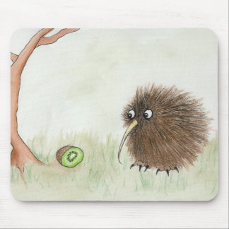 Alfombrilla De Ratón Pájaro del kiwi y fruta de kiwi