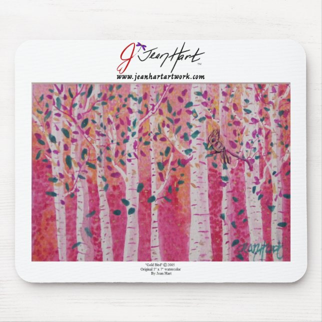 Alfombrilla De Ratón Pájaro del oro (Frente)