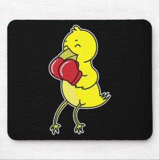 Alfombrilla De Ratón Pájaro Hace Boxeo