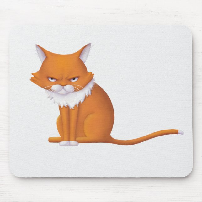 Alfombrilla De Ratón pájaro, inteligente, personalizado, animales, prof (Frente)
