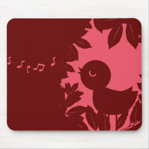 Alfombrilla De Ratón Pájaro Mousepad del canto