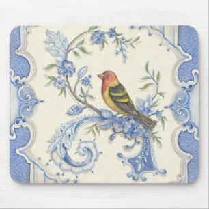 Alfombrilla De Ratón Pájaro Mousepad del Chinoiserie de Kate McRostie